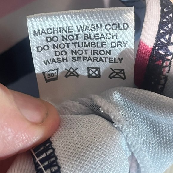 Women 2XL Size Tankini Stripe Printed Tank High Waist 2 Piece Swimsuits with Boy - Picture 9 of 15